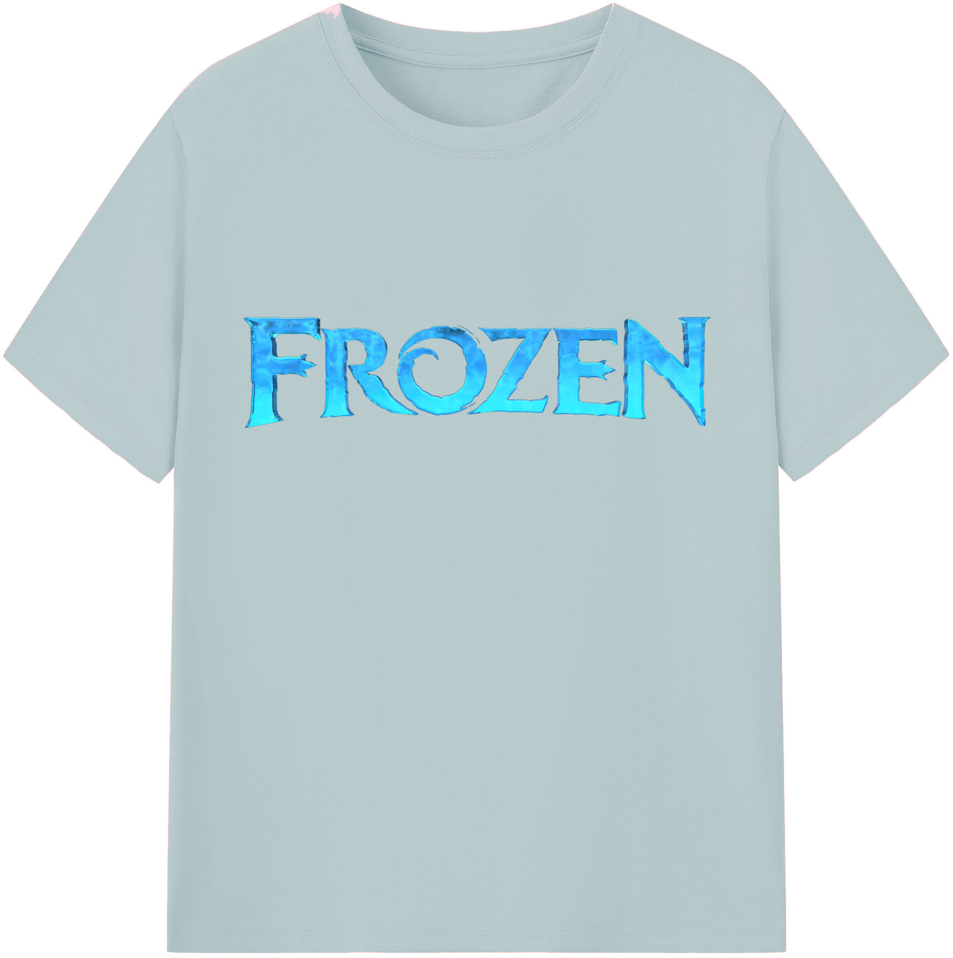 （画像用） アナと雪の女王 アンナ エルサ Frozen Anna Elsa 綿100％半袖Tシャツ（フロントプリント）